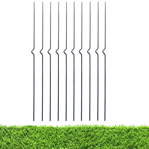 10 Pieces Yard Sign Stakes,16" Metal Yard Stakes for Corrugated Plastic Signs Halloween Tombstone Christmas Thanksgiving Yard Signs Holder