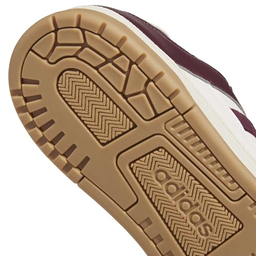 adidas Unisex Rapid Court Low Shoes, FTWR White/Maroon/GUM4, 42 EU – Ansicht 4