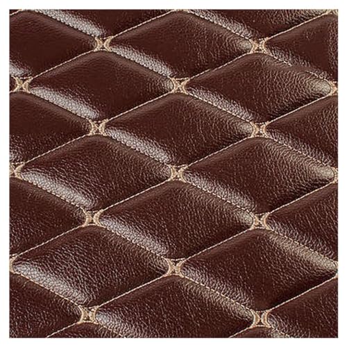 Tissu en cuir PU pour rénover un meuble tapis voiture et fond décoratif marron