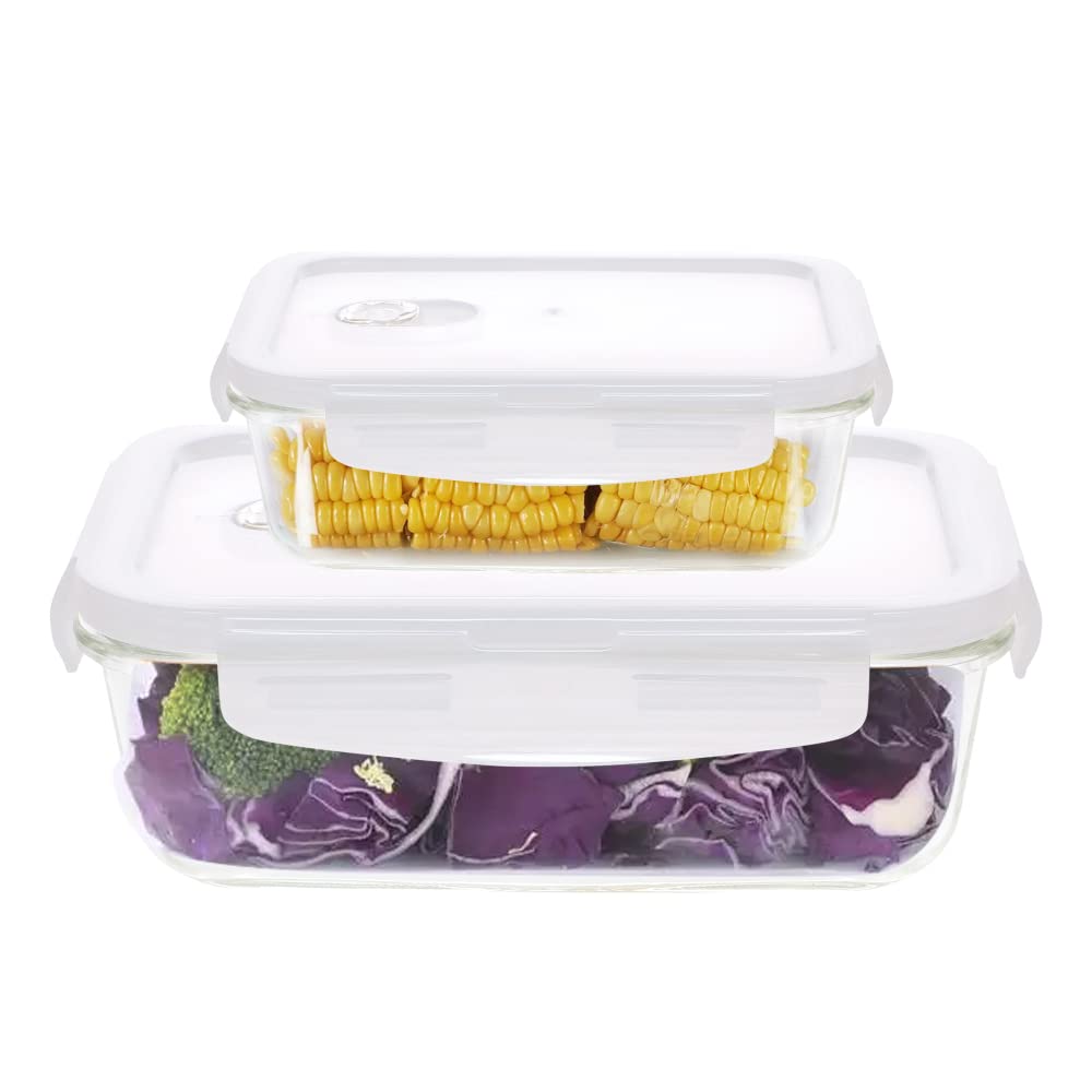 Cutting EDGE Glass Containers - Set of 3 -12 Cutting EDGE Glass Containers - Set of 3 -12