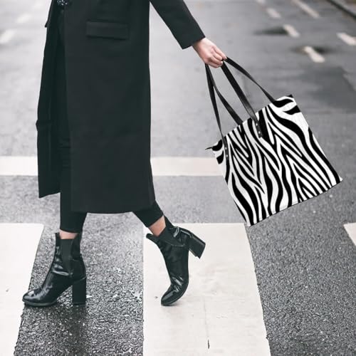 Bolso Tote Grande de Cuero Sintético para Mujer miniatura 3