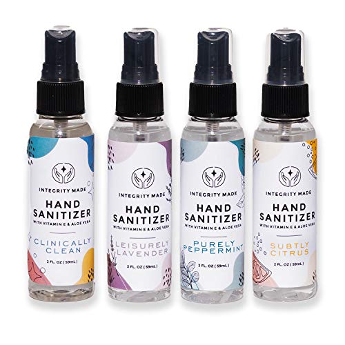 Hand Sanitizer Spray | Travel Size 2 oz (4 Pack) in Variety Scents