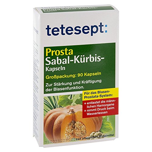 Preisvergleich Produktbild TETESEPT Prosta Sabal-Kürbis-Kapseln 90 St Weichkapseln
