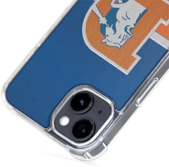 Skinit Phone Case Compatible with MagSafe iPhone 15 Plus - Officially Licensed NFL Denver Broncos Vintage Design