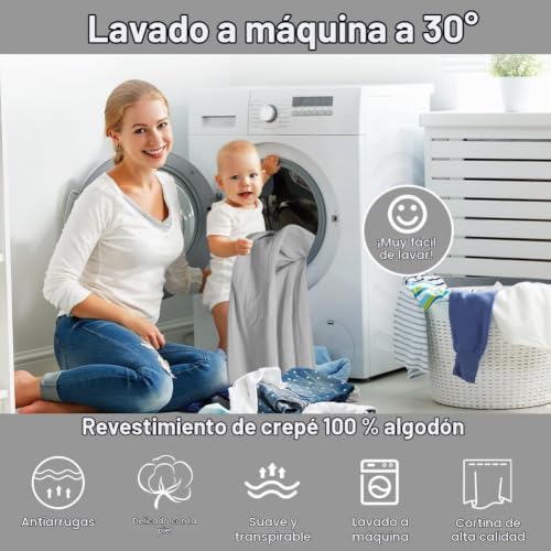Miniatura 5 de Hotut 2xdosel, 62 X 270cm Juego De Decoración Para Cama De Casa, Dosel Para Cama De Niños Con Volantes, Mosquitero Decoración, Dosel Cama Compatible Cama Montessori Para Niños Y Niñas