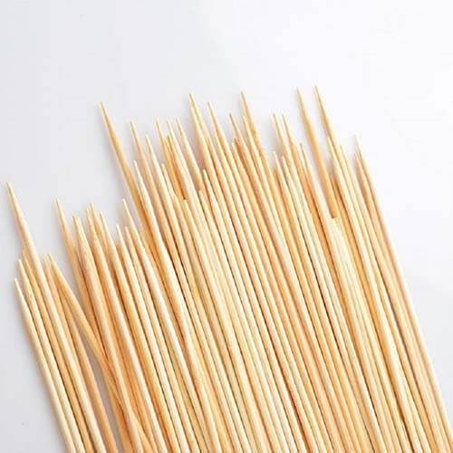 Image of Royals 2packet (120pc) Bamboo Skewers for Barbeque Grilling Frying Sticks BBQ Skeweres Sticks Barbecue Sticks Tornado Potato Twister Spiral Sticks, 6inch