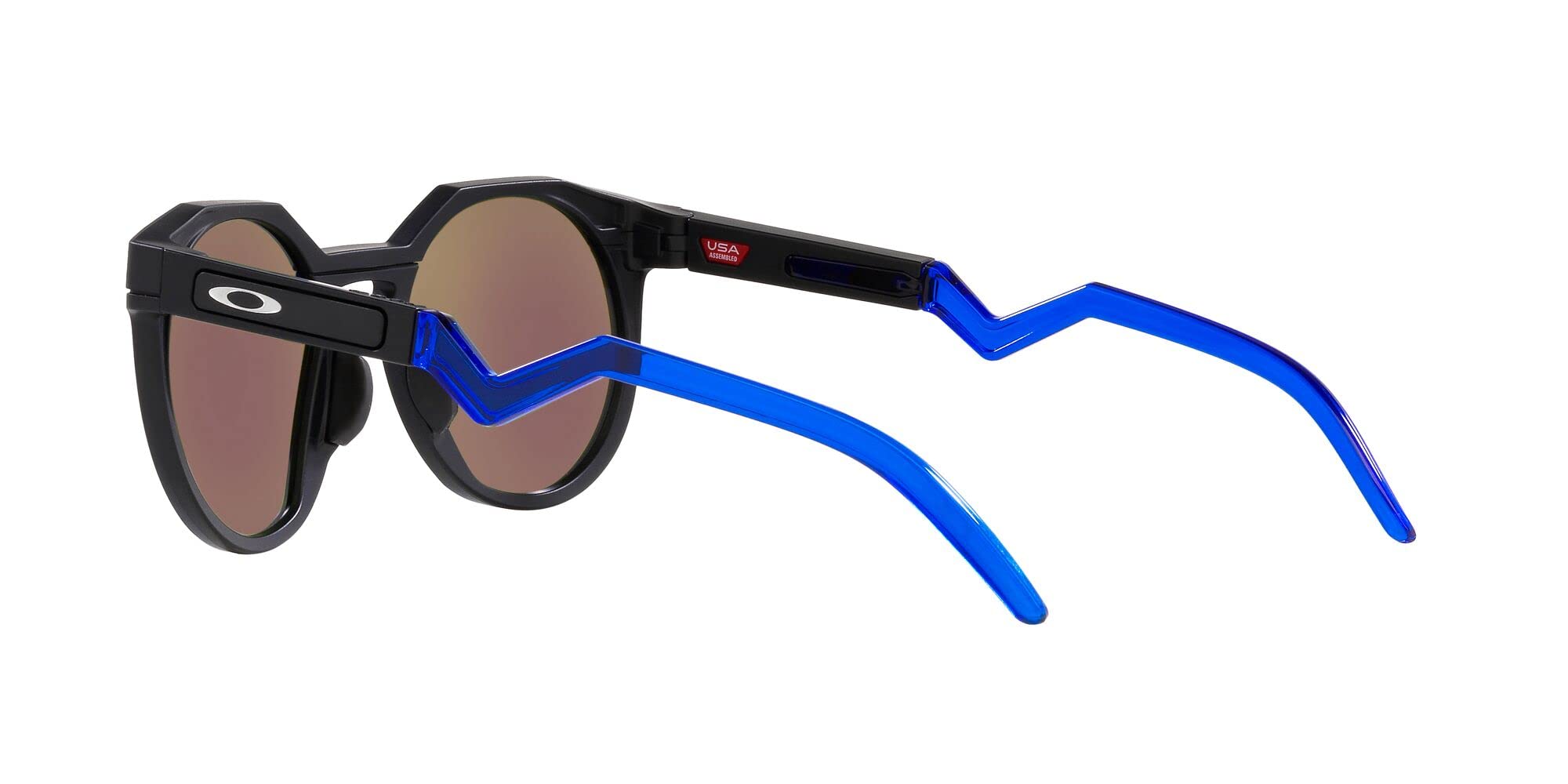 Oakley Lunettes de Soleil HSTN OO 9242 Matte Black/Prizm Sapphire 52/21/142 homme