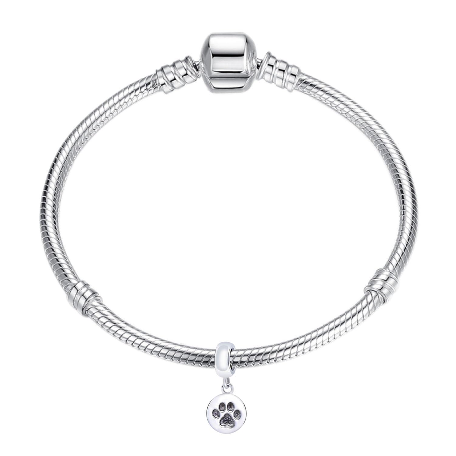 7K Ciondolo a forma di cane Scottish Terrier 3 in argento Sterling 925