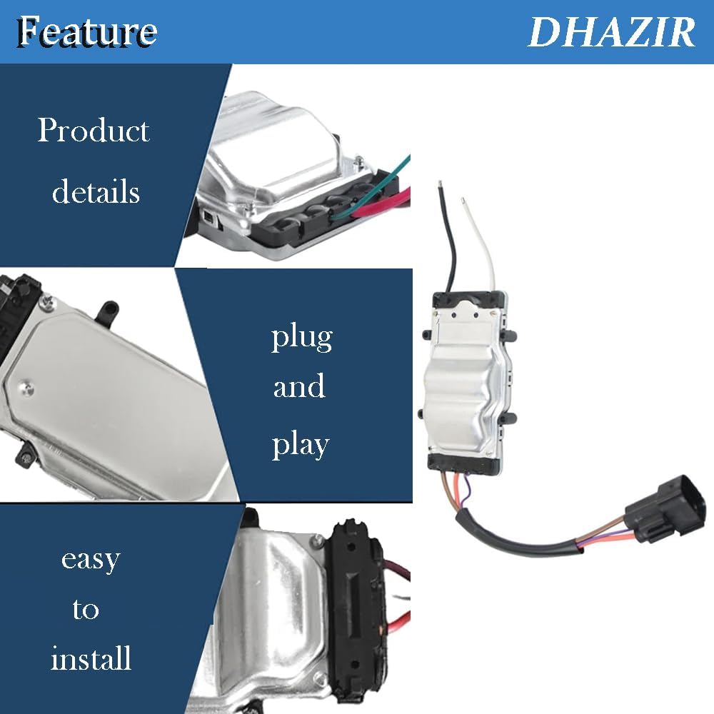 1137328080 Engine Radiator Cooling Fan Control Module Unit Fit for BMW 3 Series E46 1998-2006 Replaces 17117561757 17117525508