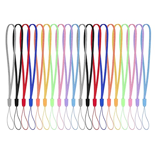 ABLAZE Paquete de 30 correas de muñeca de 7 pulgadas para unidades flash USB, llaves, llaveros, soportes para tarjetas de identificación y otros artículos portátiles, colores surtidos