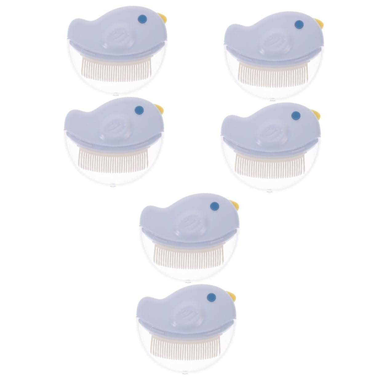 VANZACK 6piezas Peine Quitapelos Para Mascotas Cepillo Desenredante Ergonómico Para Gatos y Perros Limpieza Eficaz De Pelaje Suelto Diseño De Cartoon