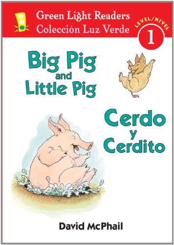 Big Pig and Little Pig/Cerdo y Cerdito (Green L... B007BWFM5I Book Cover