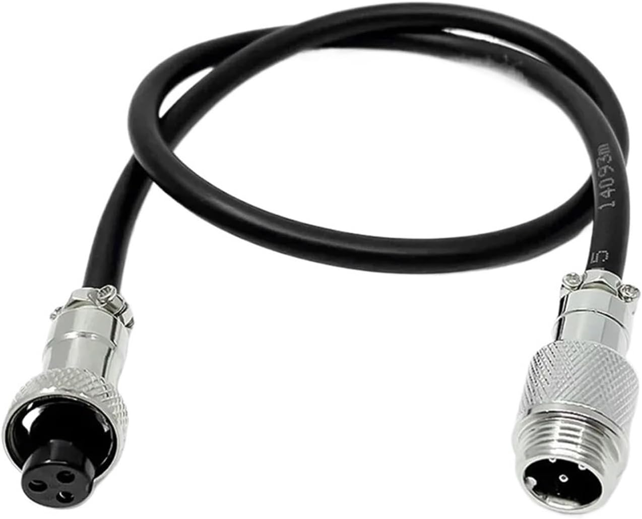 GX12 5A M12 2 3 4 5 6 7 Pin Aviation Plug Male Female Connector Cable Extension Line Industrial Grade Welding Connection Cord(Female with Wire,20CM,5P)