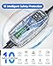 Level 2 EV Charger(32A, 240V, NEMA 14-50 Plug), Portable Electric Car Charger with 25ft Extension Cable, Adjustable Current, Home Outdoor Level 2 Mobile Electric Vehicle Charging Station