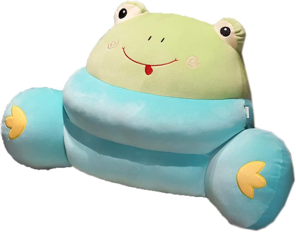 Tingting's Dream Soft Bed Rest Reading Pillow Cartoon Car Lumbar Waist Back Cushion Office Sedentary Chairs Reading Back Pillow (Panda, 65×45CM/25.59"×17.7")