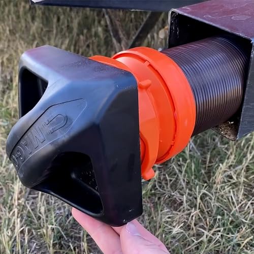 Image of Camco 40310, Magnetic RV Bumper Cap | Features Heavy-Duty Neodymium Magnets, Small Airflow Vent Holes, and Includes a Bonus No-Insect Bumper Cap