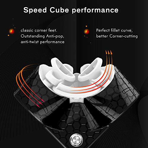 Image of GAN 356 M 3x3 Magnetic Speed Cube, GAN Cube Standard Version with Extra GES, 3x3x3 Magic Cube, Stickerless (ver. 2020)