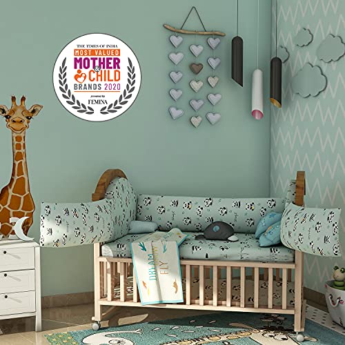 Image of LuvLap C - 70 Wooden Baby Cot Cum Rocker, Baby Crib, Made of New Zealand Pinewood, Includes Mosquito net, 15Kg Capacity, Beige, Without Mattress