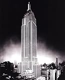 Dimensiones: 20,32 x 25,40 cm New York - Empire State Poster Laminado (20,32 x 25,40 cm)