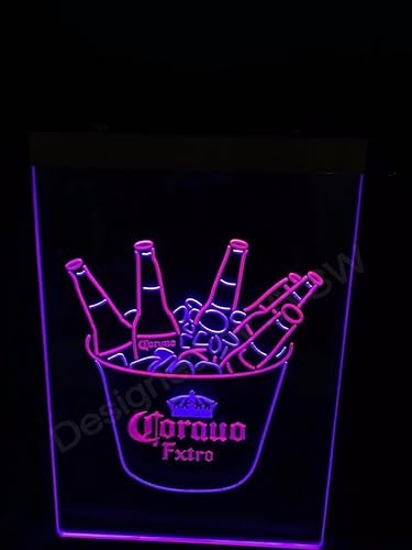 JYSW Letrero de luz de neón, lámpara LED de barra caliente para garaje, letreros de neón para decoración de pared, arte de pared, decoración de