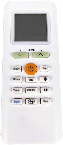 RG70ABGEF AC Control remoto de repuesto para aire acondicionado Midea Control remoto para RG70EBGEF RG70CBGEF RG70E1bgef