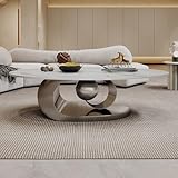 51.2' Modern Oval Stone Coffee...