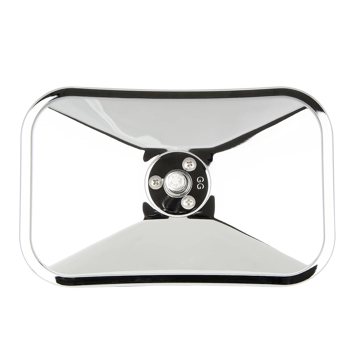 GG Grand General 33085 Spiegel mit Halterung, rechteckig, flach, Chrom, 13,7 x 21,6 cm