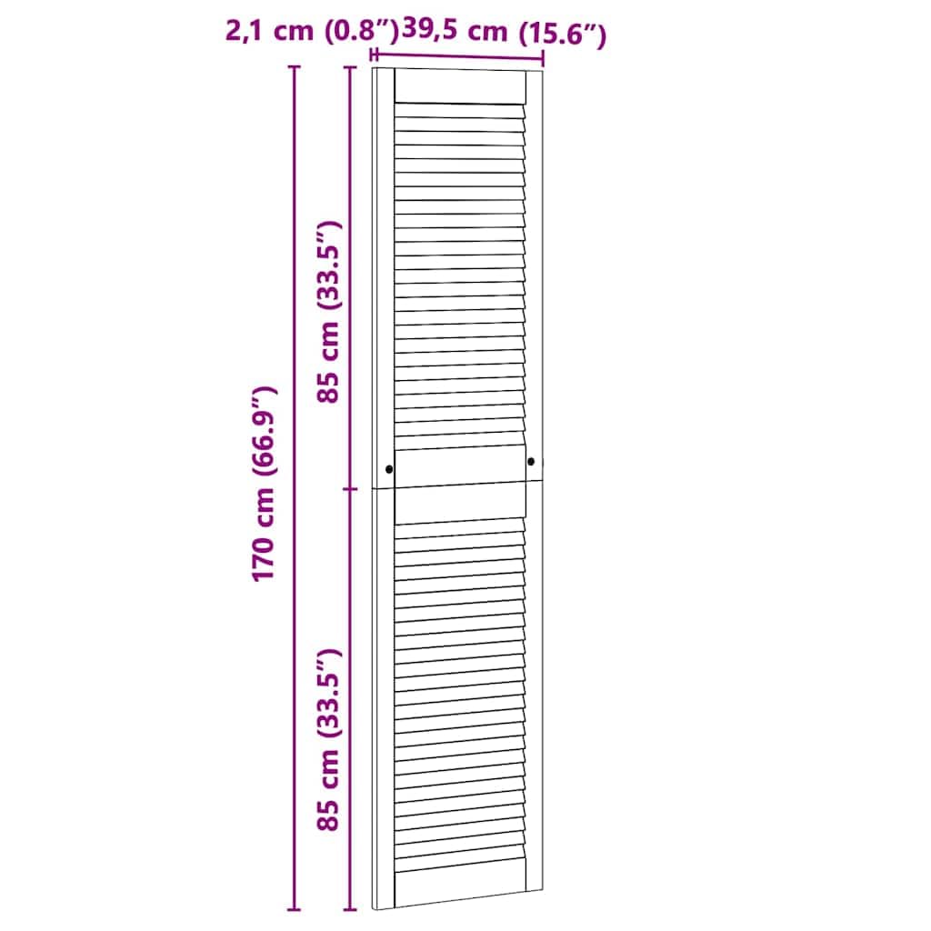 Genérico Puerta de Armario con Puerta Natural 170 x 2,1 x 39,5 cm,Bricolaje,Accesorios de Bricolaje,Ferretería para armarios,Puertas de armarios,42019266