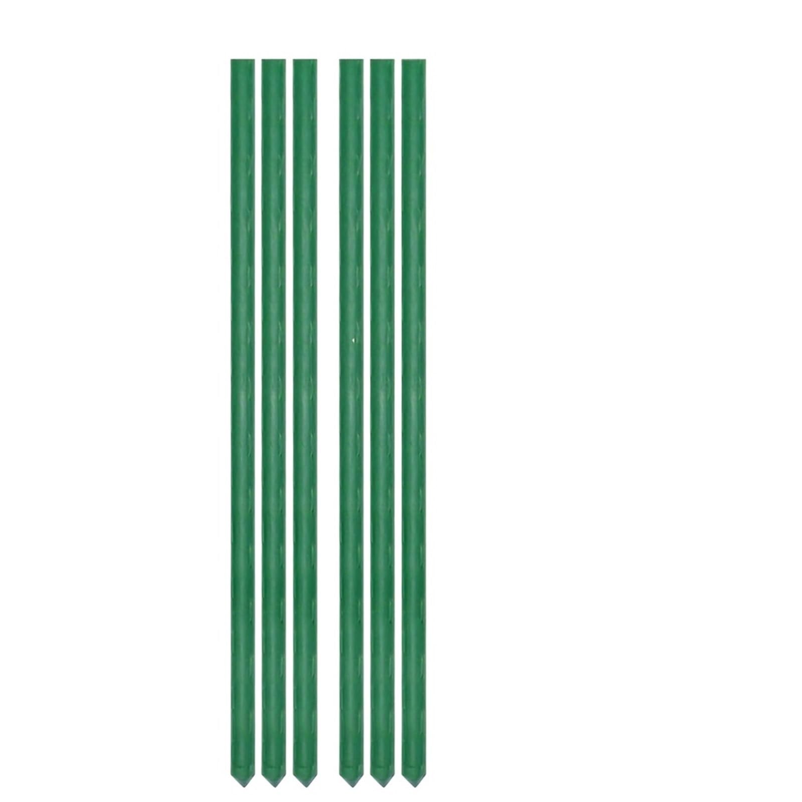 Pflanzenstab 8-teiliges Set beschichteter Stahl-Pflanzenstangen for den Garten zur Befestigung von Bäumen und Pflanzen, Tomatenstäbe for Topfpflanzen, Gartenstützen für den Garten(8pcs 60cm)