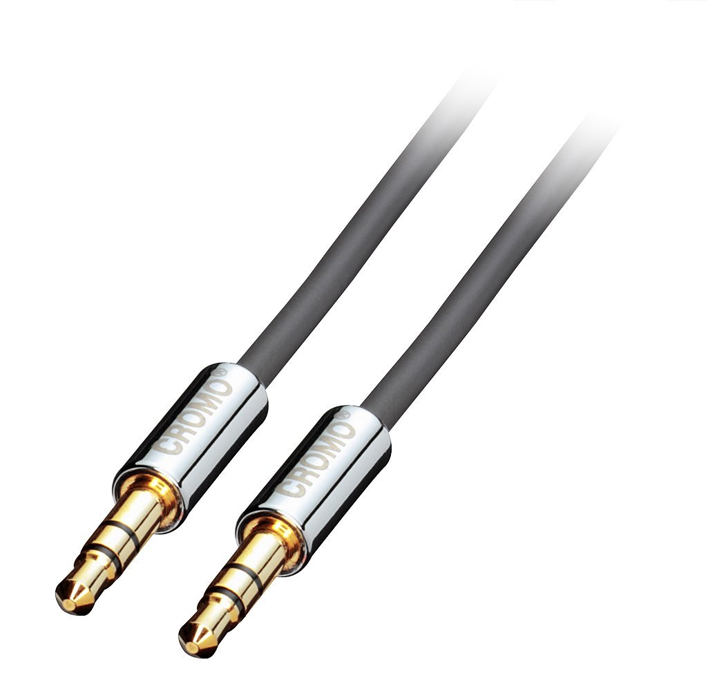 Lindy 35304 Cavi Audio (3.5mm, Male, 3.5mm, Maschio, Oro/Grigio)