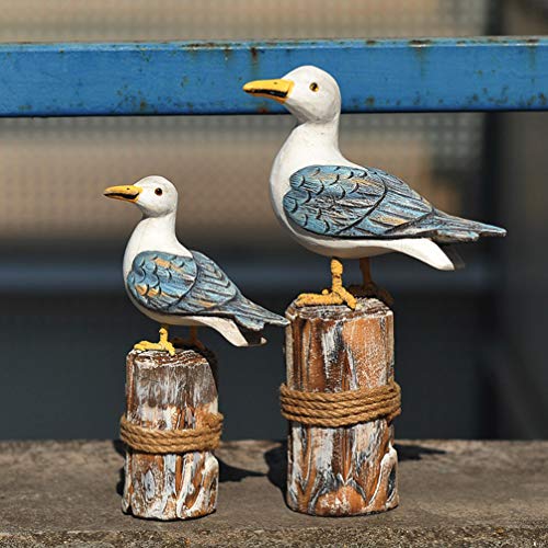 Décoration oiseaux de plage bord de mer figurines côtières maison - 2