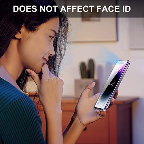 Case For Iphone 14 Pro Max, Jonwelsy 360 Degree Double-Sided Protection Compatible With Magsafe Magnetic Adsorption Metal Bumper Front Tempered Glass Back Frosted Pc Cover For 14 Pro Max 6.7" (Purple) #TOP6