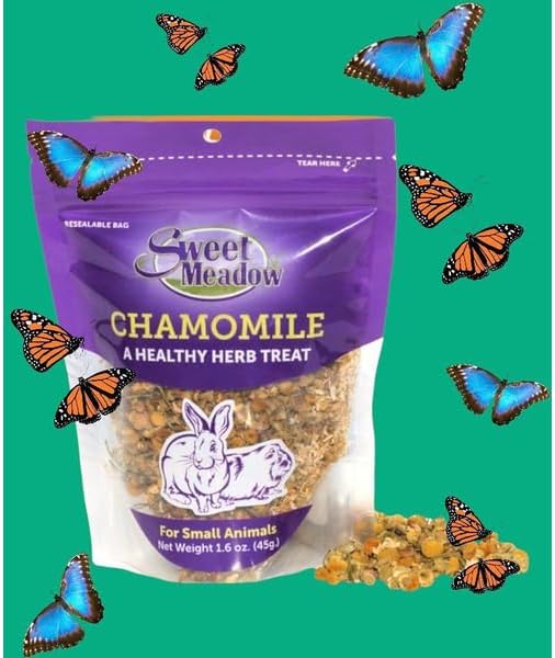 Sweet Meadow 768803777726 1.5 oz Farm Chamomile Healthy Herb Small Animal Treat