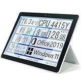 【整備済み品】Surface Go 1825 LTEノートPC/Pentium 4415Y / メモリ8GB / SSD128GB / 軽量・薄型 2in1 ノートパソコン / 10インチ / Windows11 / Office2019搭載 / サーフェス Go