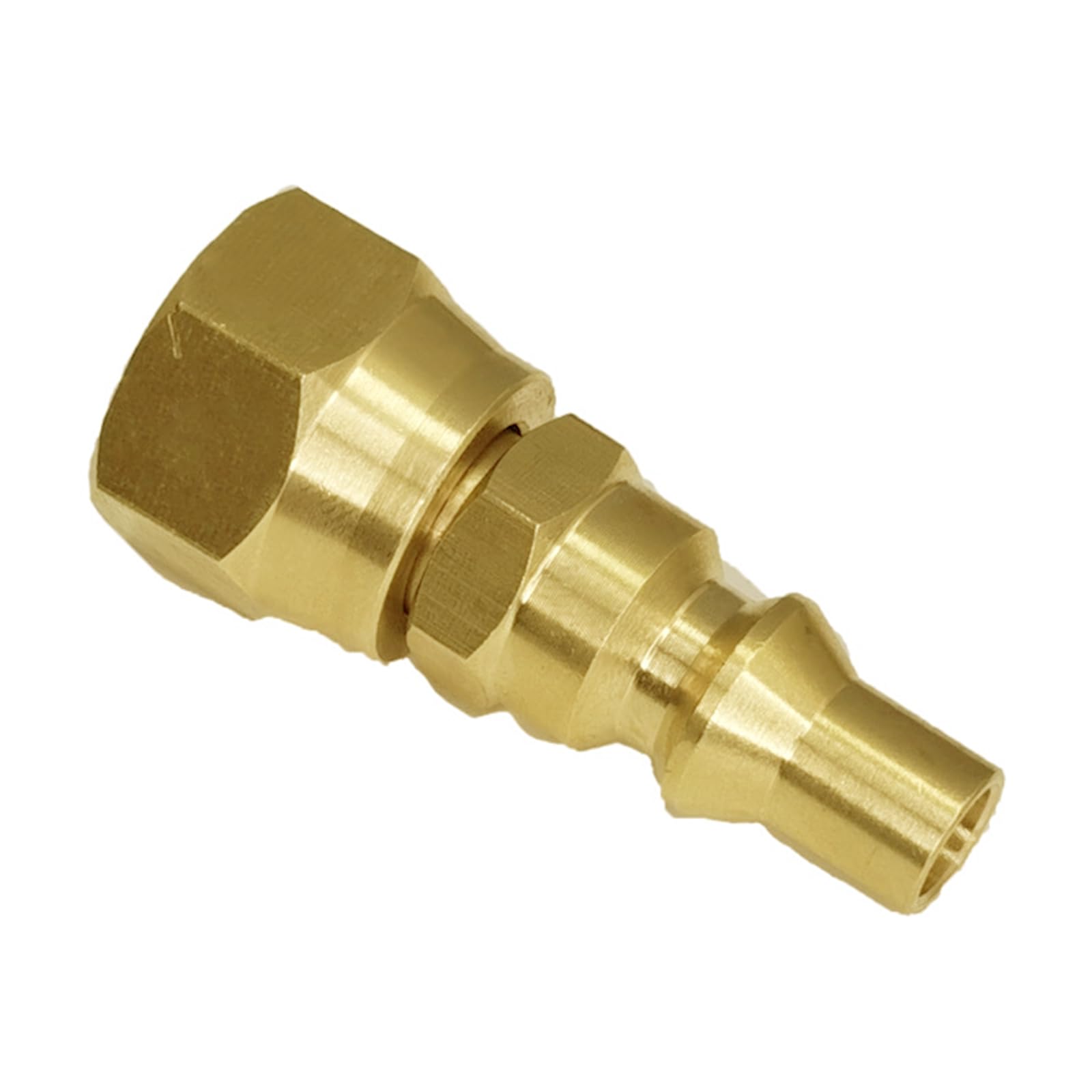 Xinsheinelry Pressure Brass Reducing Adapter Multipurpose Brass Reducing Fitting 3/8Inch Female to 1/4Inch Male Connectors Pipe Fitting