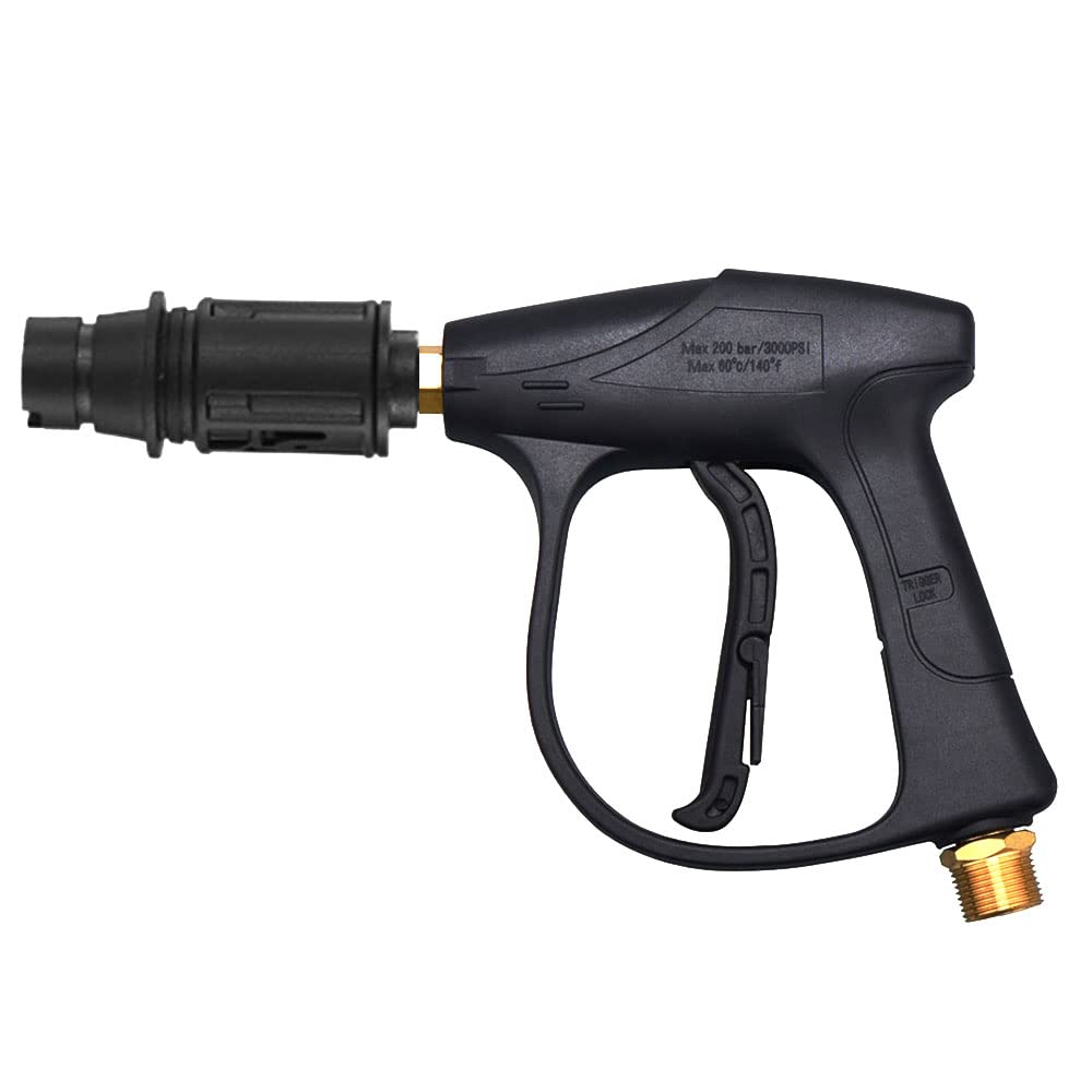 Adjustable Nozzle Spray Gun 15 MPA 10M High Pressure Car Washing Washer Gun for Car & Bike (Color- Black, Material -Plastic)-image-44