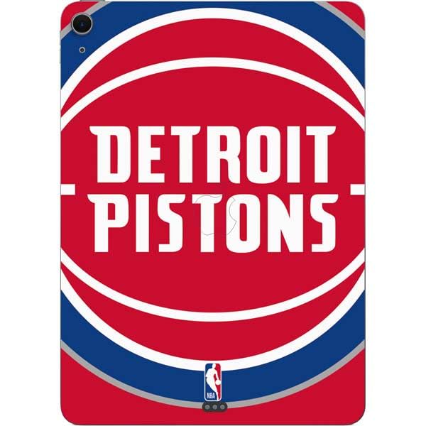 Skinit Decal Tablet Skin Compatible with iPad Air 11in (2024-2025) - Officially Licensed NBA Detroit Pistons Large Logo Design