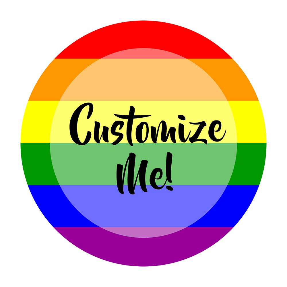 Customizable Glass Rimmer Lid - Pride