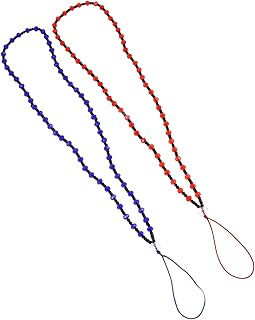 MARMERDO 2 Peças De Tiras Para Celular Tiras Para Pendurar Celular Cordão Para Celular Chaveiro Com Contas Pulseira Cordões Para Telefone Alça Para Telefone Com Contas Contas De