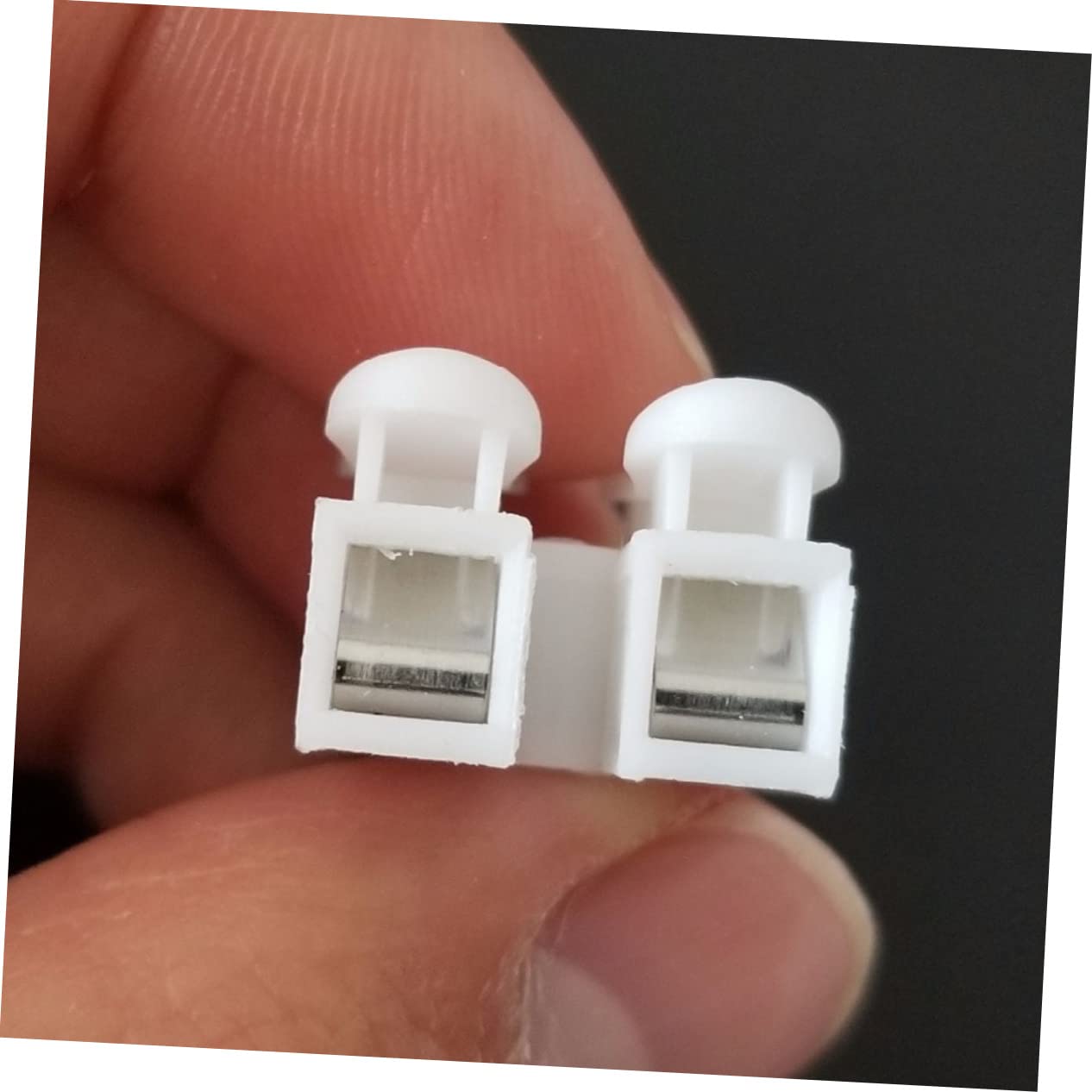 SOLUSTRE 200stücke Selbstverriegelnde Verbindungsklemmen Drücktyp Kabelverbinder Für Mm² Kabel Schnellverbindung Schrauben Für Elektronik Und Beleuchtung