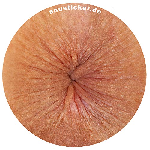 Anusticker Lot de 100 autocollants de beauté drôles pour trou du cul - Article de farce sexy - Pour fête, fesses anales, rosace, anus, voiture, tuning, printemps, break, tatouage, skateboard