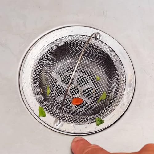 Colador para desagüe de fregadero de acero inoxidable 4.3 pulg
