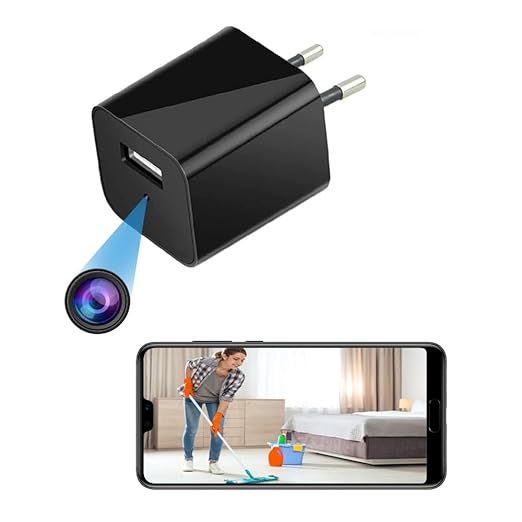 Buy IFITech IFIADPTCAMWiFi 1080P Hidden WiFi USB Charger Camera Home