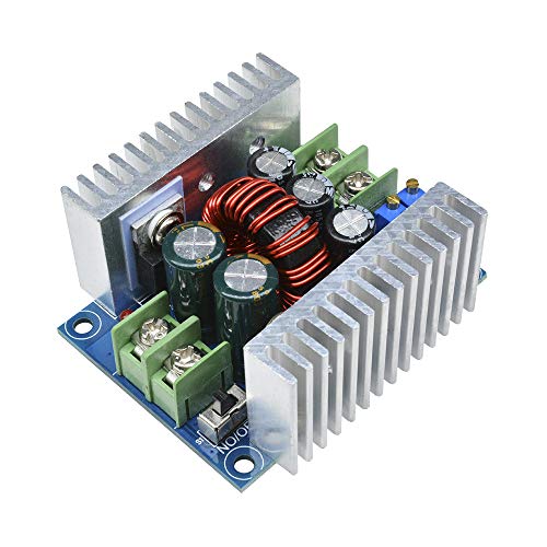 DC-DC Buck Converter, Aideepen 20A 300W CC CV Step Down Module DC 6-40V to DC 1.2-36V Adjustable Voltage Constant Current Power Supply Volt Reducer Module with Short Circuit Protection