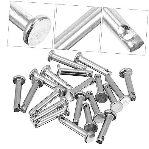 MUSISALY 20 Unidades Pin Aço Inoxidável Cavilhas Forquilha De Furo Único Localização Prendedor De Fo