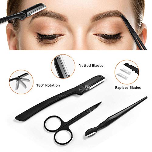 Ztrhyoo BIANTI-ETOOL Eyebrow Kit, Multipurpose Exfoliating Dermaplaning Tool Face Kits thumb #1