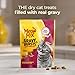 Meow Mix Gravy Bursts Chicken Flavored Cat Treats, 2.7 Oz. Bag (Pack of 5)