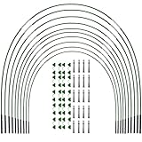 ✣【Spezielles Design】 Diese speziell entworfenen Gartennetzreifen bieten eine ideale Umgebung für eine schnelle Keimung und ein schnelles Wachstum von Sämlingen. Züchten Sie zu jeder Jahreszeit Pflanzen, Setzlinge, Kräuter oder Blumen auf Gartenständern.