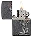 Zippo Skeleton Flowers Iron Stone Gift Set Pocket Lighters, One Size (ZO28987)