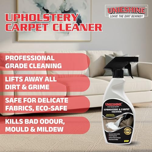 Image of Concentrated Upholstery & Carpet Cleaner | Car Interior, Sofa, Carpet & Roof Cleaner | Deep Stain Removal, Fresh Fragrance & Multi-Surface Fabric Cleaning Solution (500mL Ready to Use)